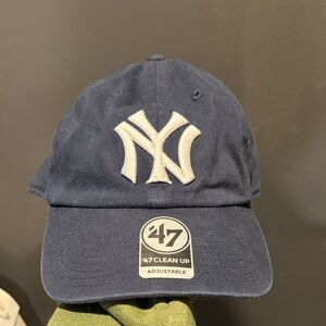'47 New York Yankees Navy Cap with White Logo